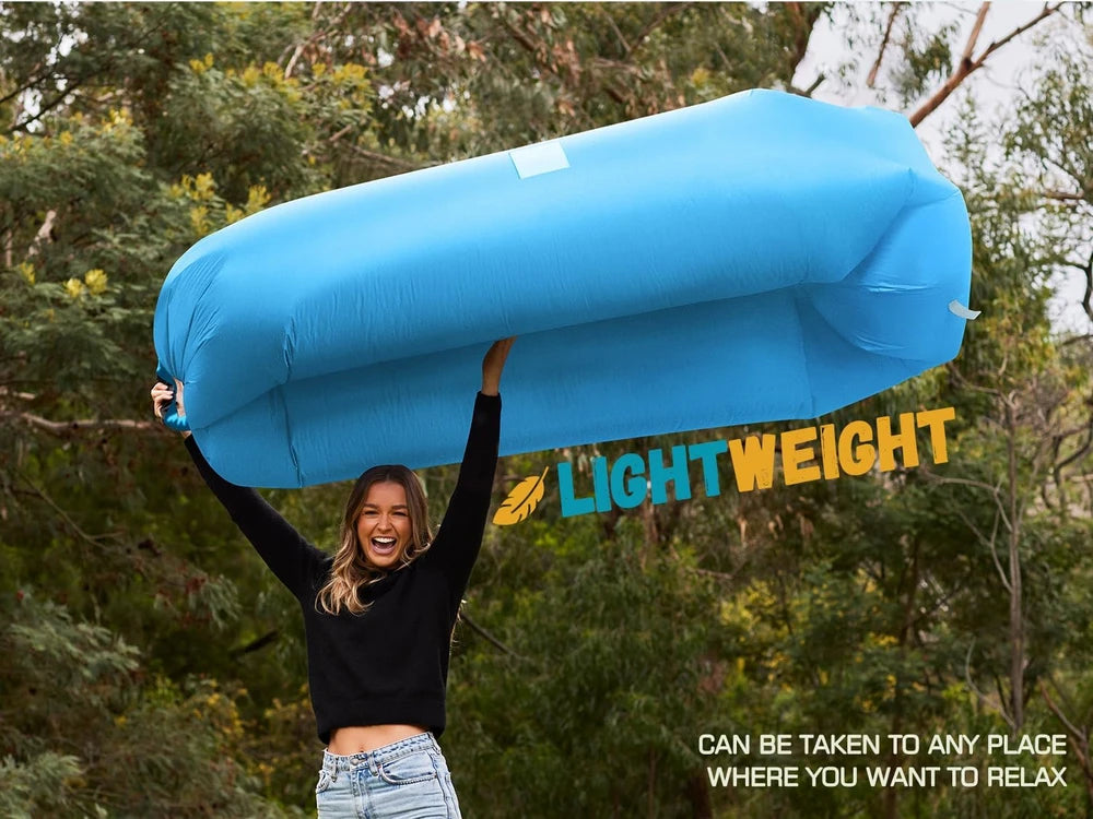 🛌️ Inflatable Air Lounger – No-Pump Portable Sofa
