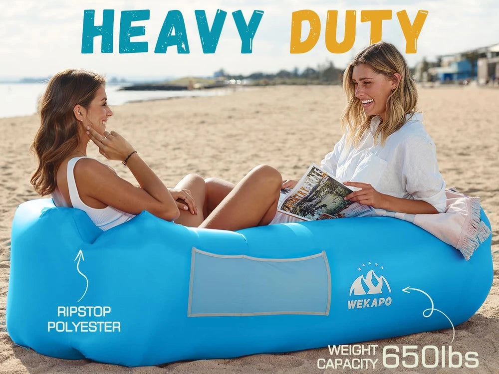 🛌️ Inflatable Air Lounger – No-Pump Portable Sofa