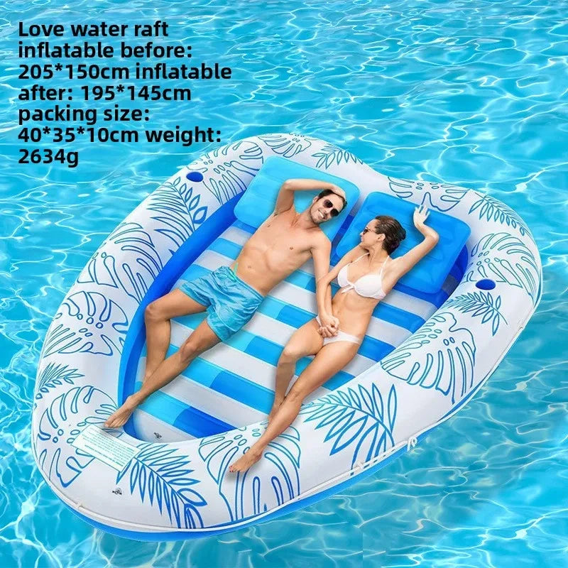 🌊 Inflatable Pool Float Lounger – Extra-Thick Tanning Mat
